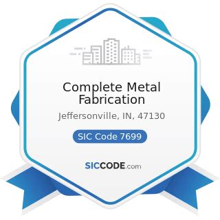 sic code for manufacturing fabricated metal products|naics code for metal fabrication.